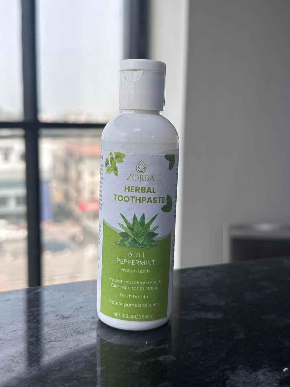 Zorba Herbal Toothpaste 5 in 1 (100gm) (Pack of 2)