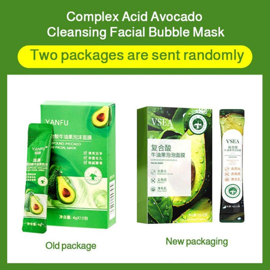 Compound Acid Avocado Bubble Mask