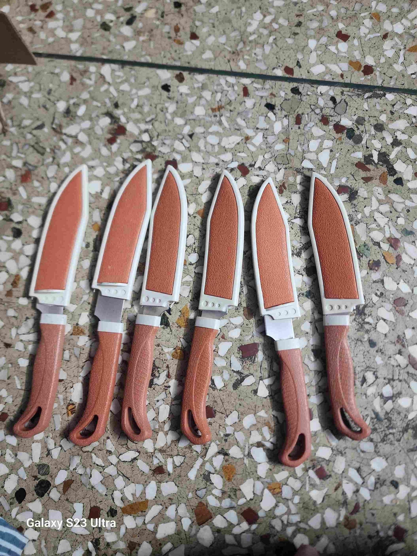 Stainless Steel Knife with cover (Pack of 6)