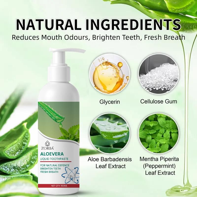 Zorba Aloe Vera Liquid Toothpaste 100ML (Pack of 2)