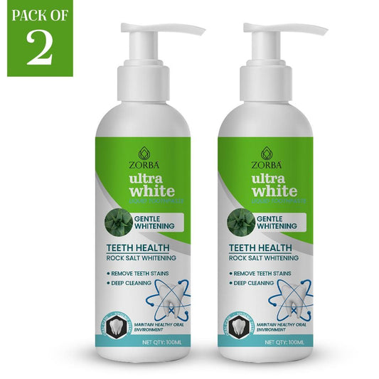 Zorba Ultra White Liquid Toothpaste 100ML (Pack of 2)