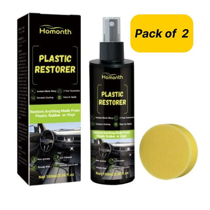 Car Plastic Restorer 100ML (Pack of 2)