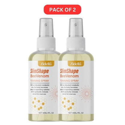 Zidella SlimShape Toning Spray, Tightens and Tones Skin 30ml (Pack of 2)