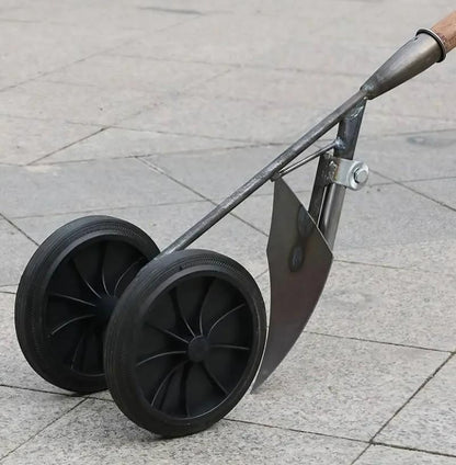 Garden Tool Supporter with Double Wheels