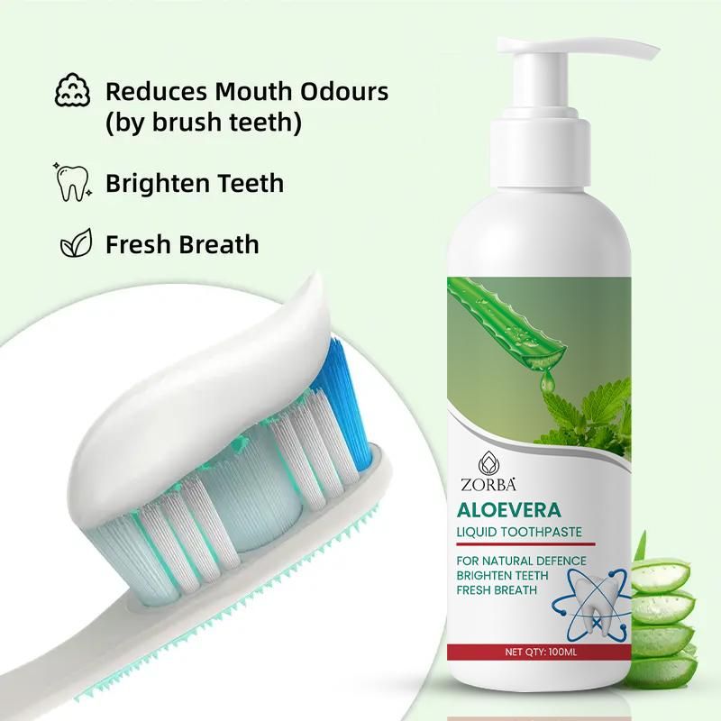 Zorba Aloe Vera Liquid Toothpaste 100ML (Pack of 2)