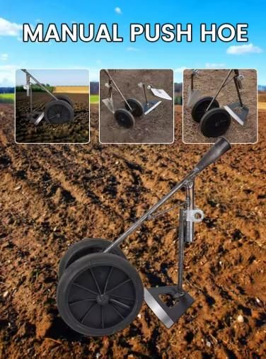 Garden Tool Supporter with Double Wheels