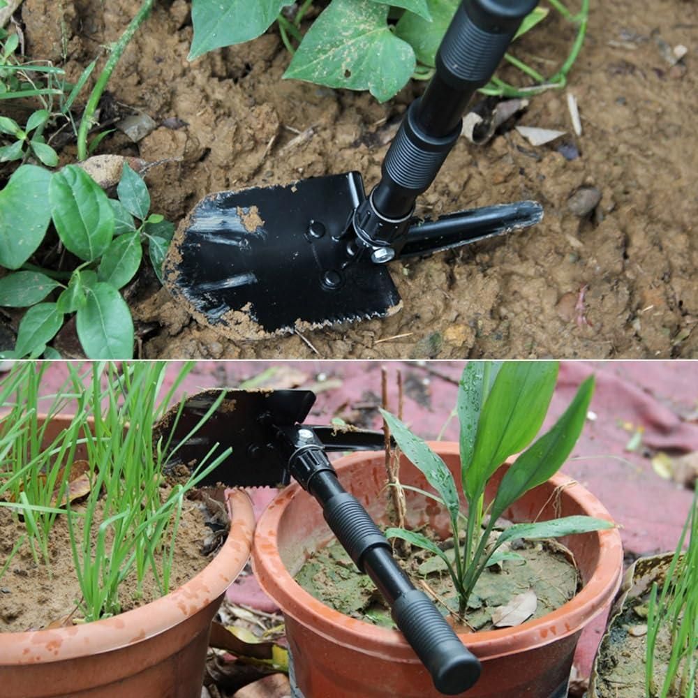 Portable Foldable Shovel and Hewing Multifunctional Tools