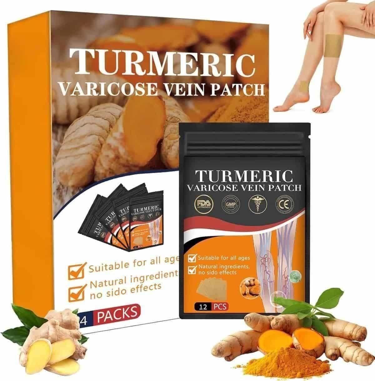 Turmeric Vericose Vein Patch (Pack of 20)
