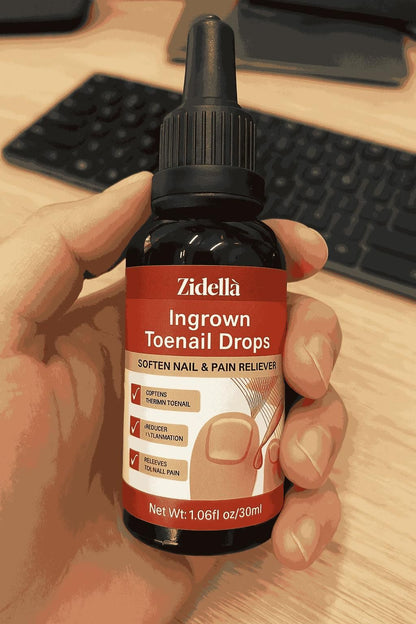 Zidella Ingrown Toenail Drops ? Soften Nail & Pain Reliever (30ml) (Pack of 2)