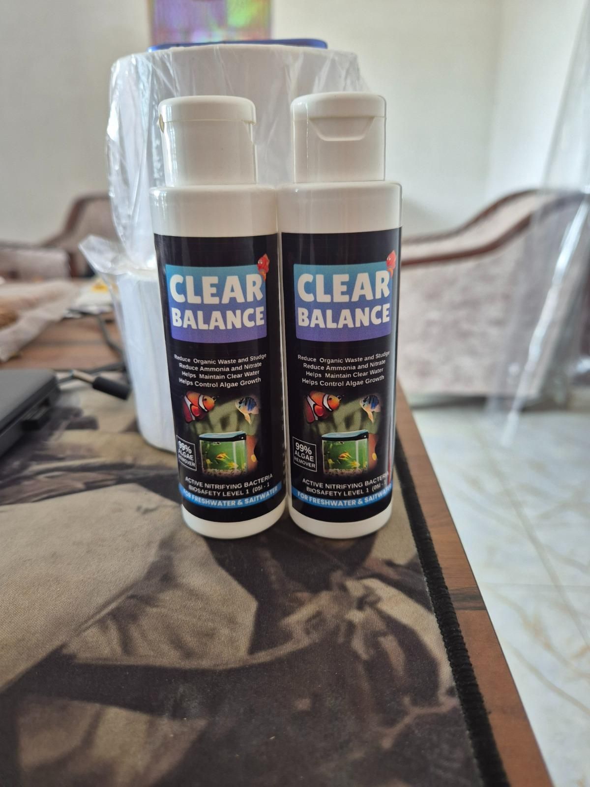 Clear Balance Fish Tank Water Purifier 120ml Each (Pack of 2)