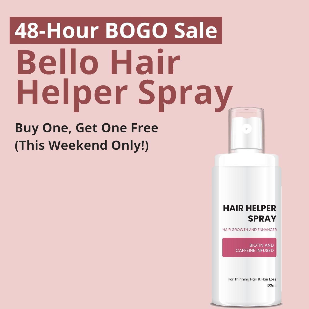 Hair Helper Spray For Hair Growth And Enhancer ? 100ml(Pack Of 2)