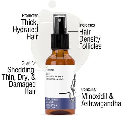 TryOnes Hair Growth Spray  30ml (Pack of 2)