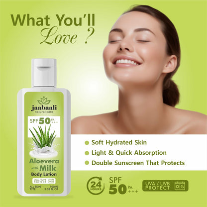Aloevera with Milk Body Lotion 100ml