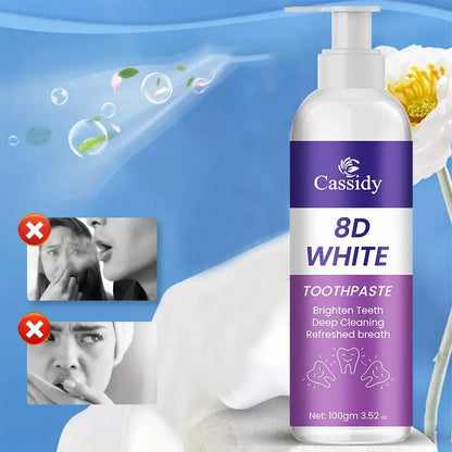 8D White Toothpaste 200 g Pack of 2